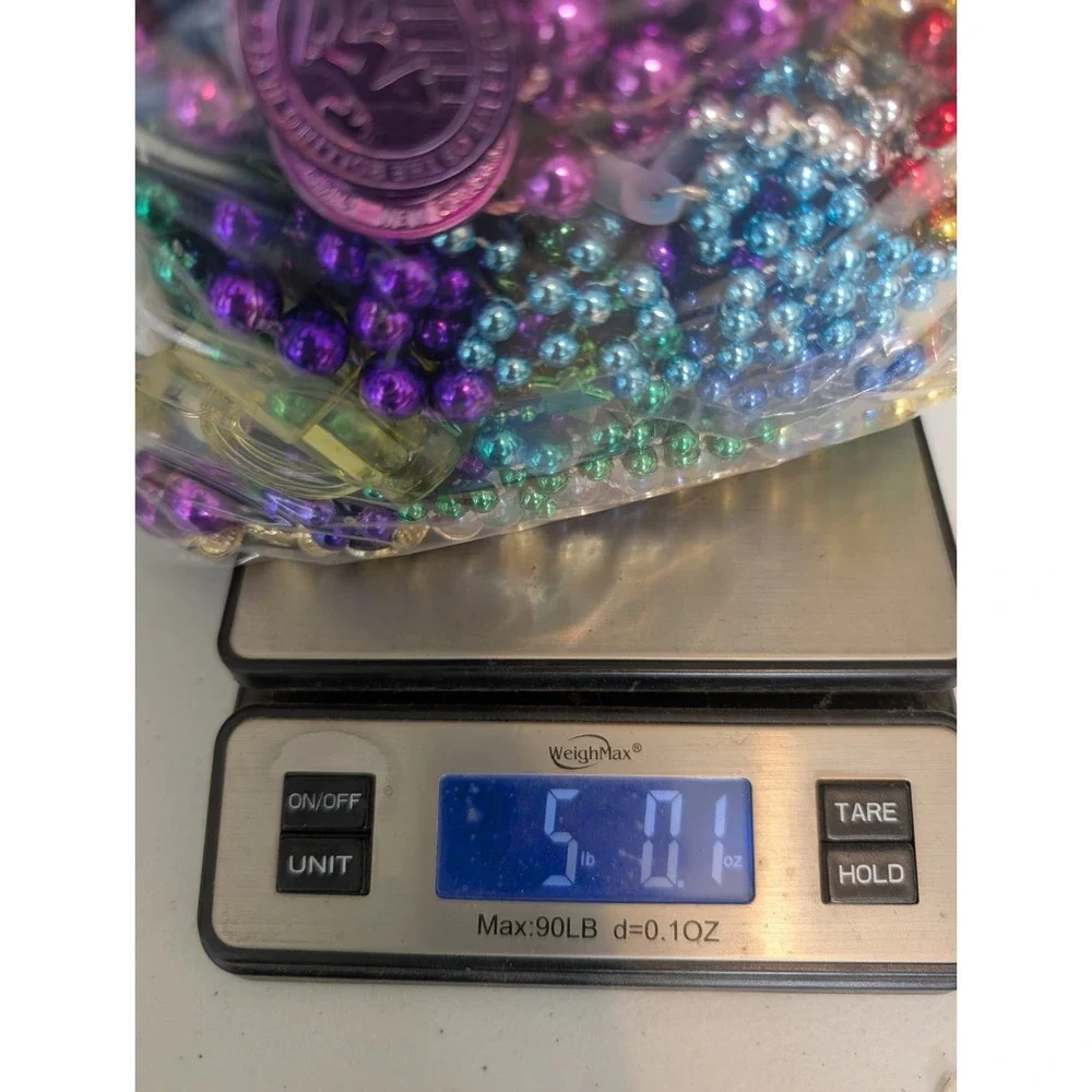 5 Pound‎ Lot Of Authentic Mardi Gras Beads From New Orleans  Tucks And More